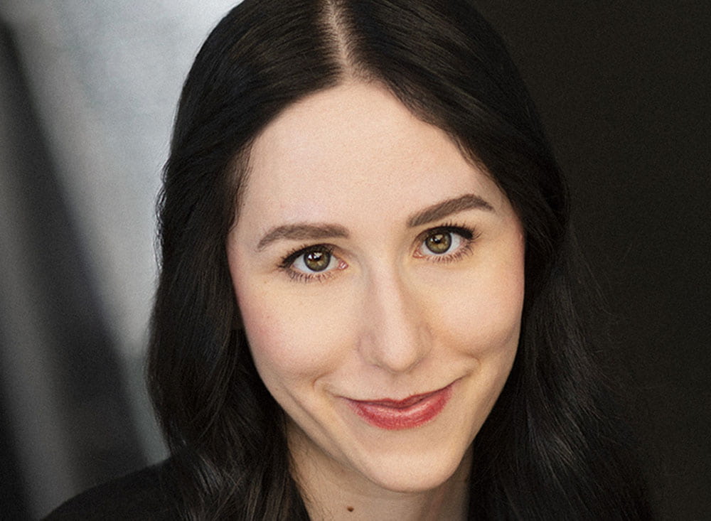 Canadian actress Sarah Winstanley
